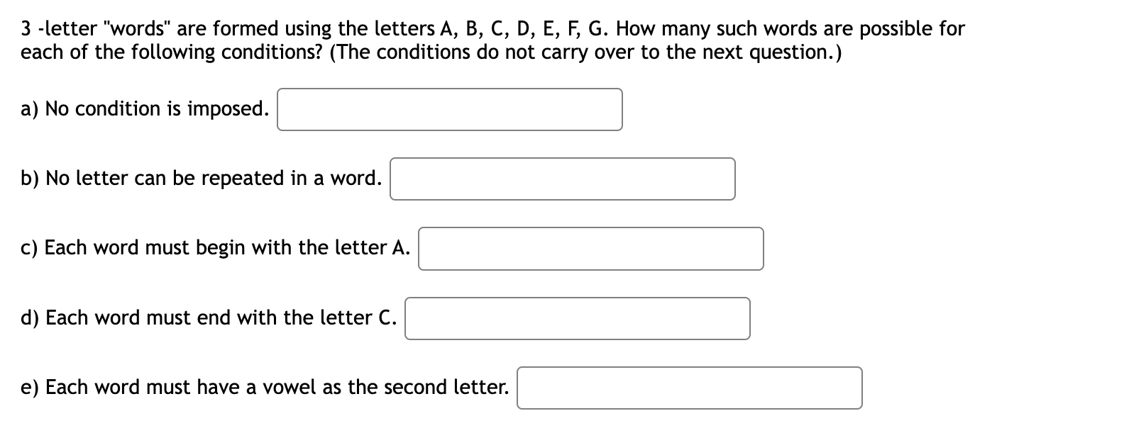 Solved 3 -letter 