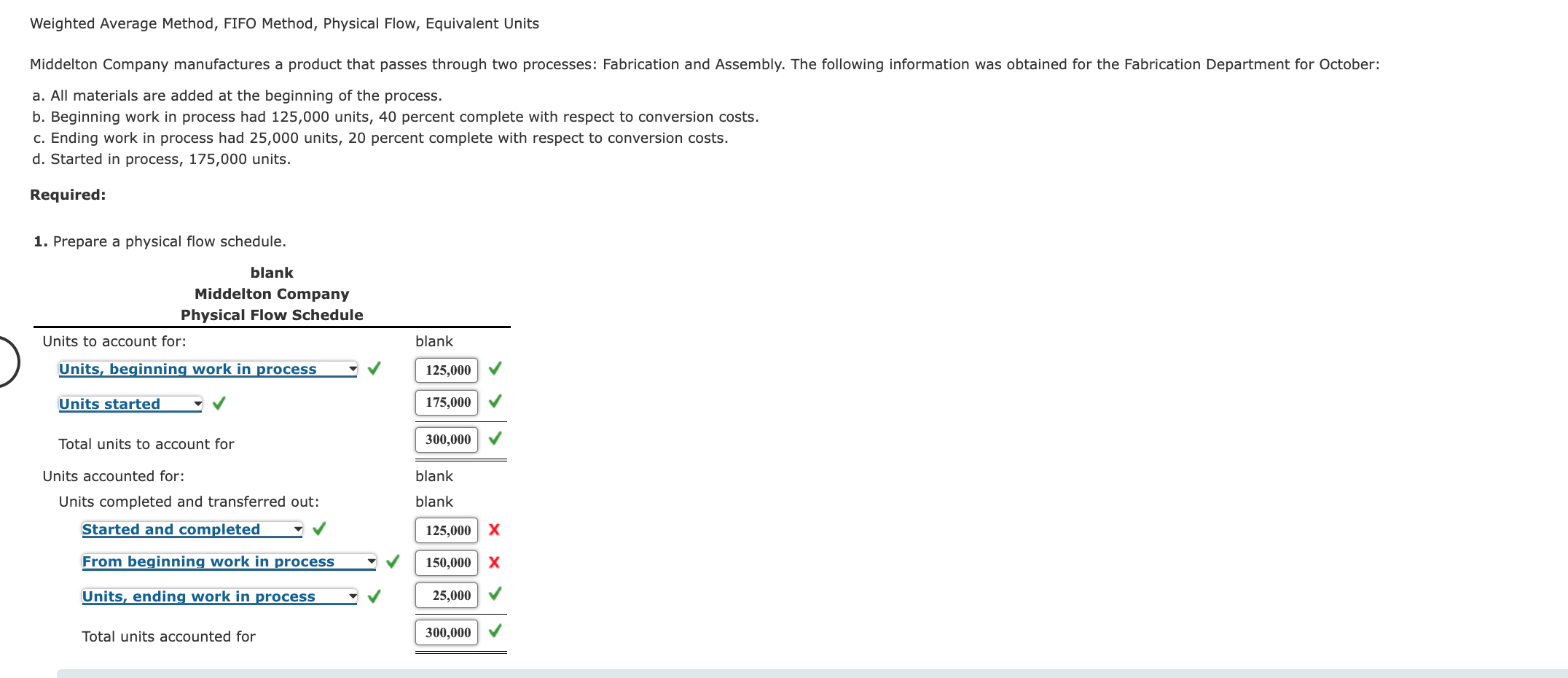 Solved EX.06.16 red x means wrong do not answer with same | Chegg.com