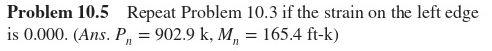 Solved Problem 10.3 Using statics equations, determine the | Chegg.com