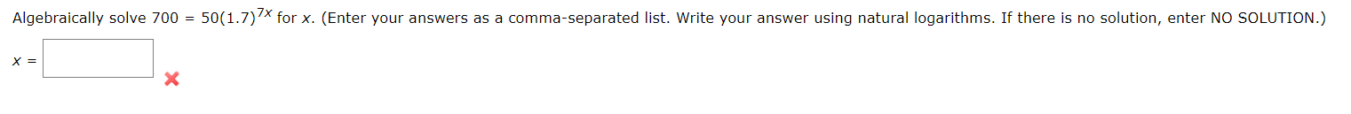 Solved x= | Chegg.com