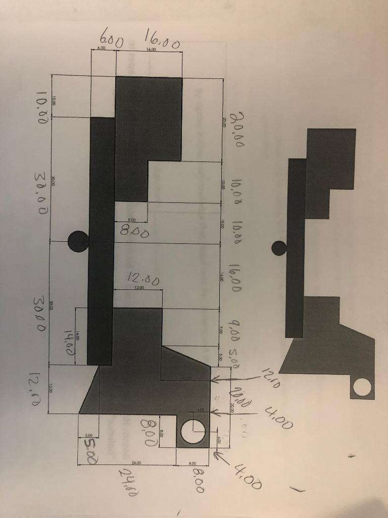 Solved Test: Ch. 8,9 8. The two shapes below are fixed to | Chegg.com