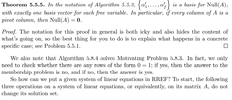 Solved Theorem 5.5.5. In the notation of Algorithm 5.5.3, | Chegg.com