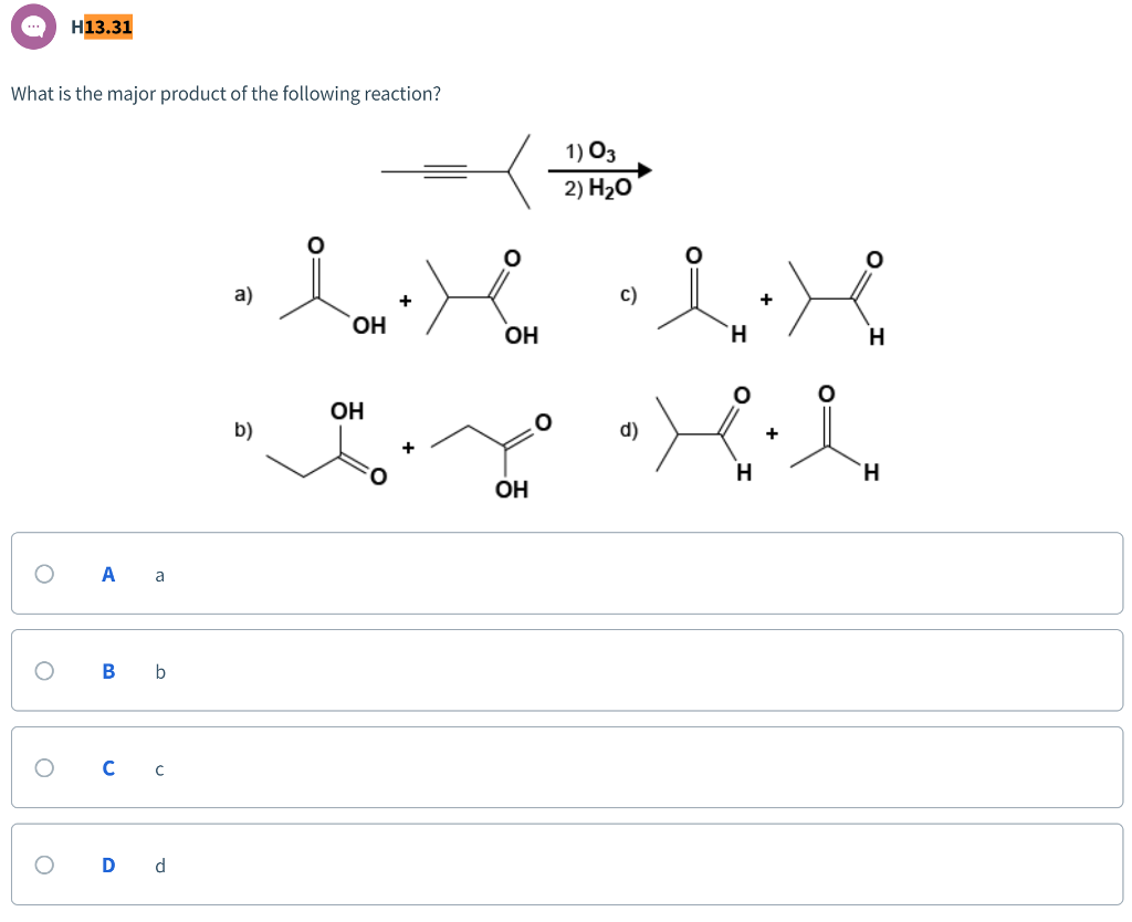 Solved H13.17 If One Equivalent Of Br2 Reacts With The Given | Chegg.com