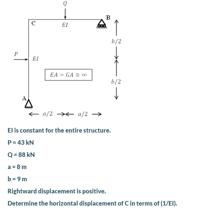 Solved Q B Ei B 2 P Ei Ea Ga00 B 2 A A Ta 2 A 2 El Chegg Com