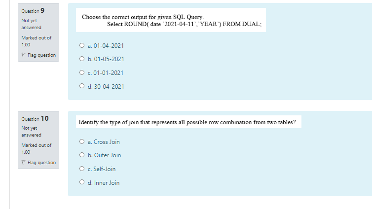 Solved Which of the following SQL statement is used to | Chegg.com