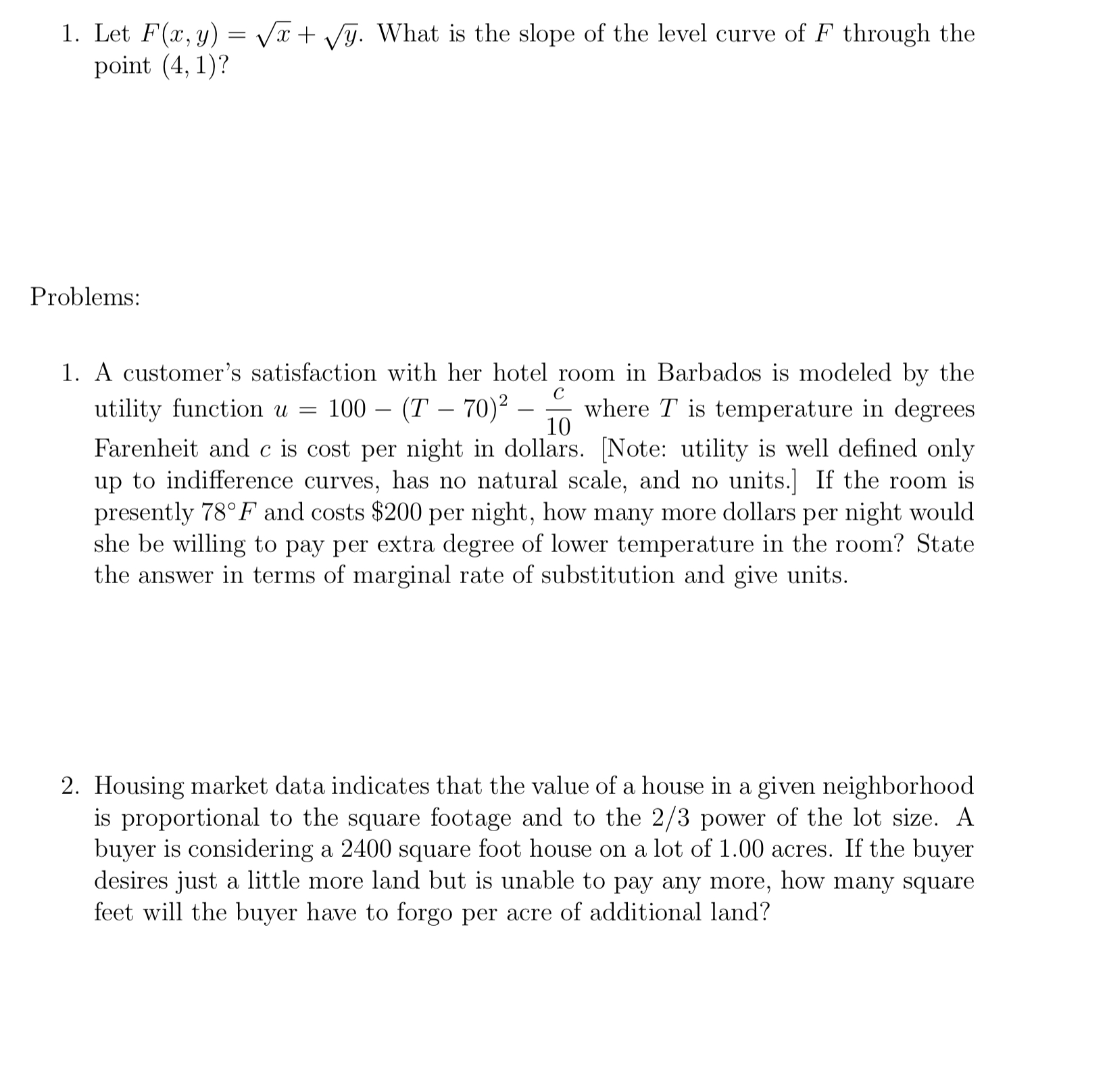 Solved 1 Let F x y x2 y2 What Is The Slope Of The Level Chegg solved-1-let-f-x-y-x2-y2-what-is-the-slope-of-the-level-chegg