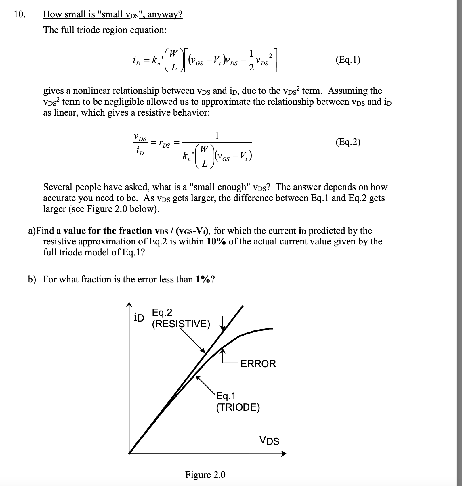 Solved 10. How Small Is 