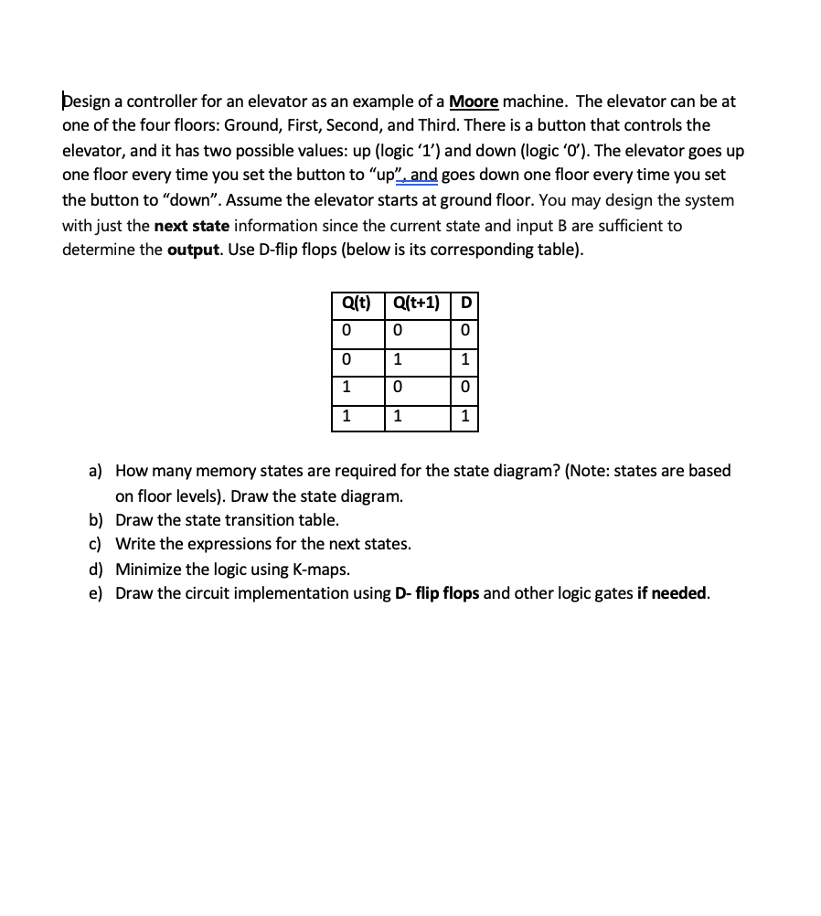 Solved The state machine shown below is an example of a | Chegg.com