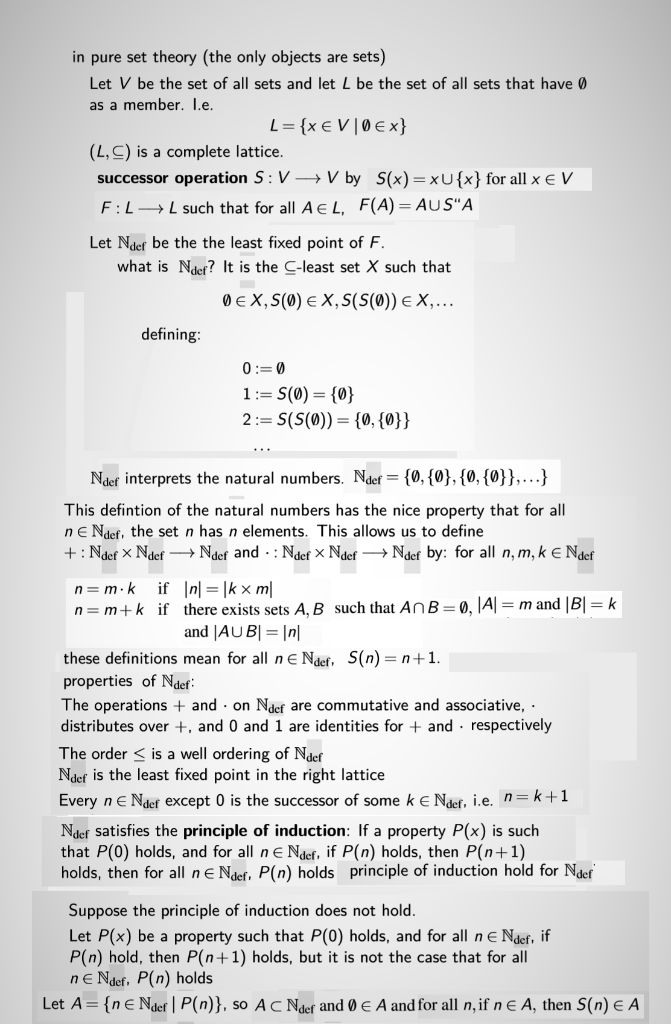 In Pure Set Theory The Only Objects Are Sets Let Chegg Com