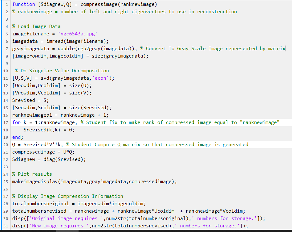 Solved Modify the MATLAB program so that it implements an | Chegg.com