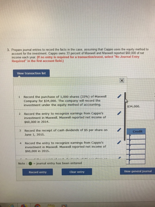 Solved 3. Prepare journal entries to record the facts in the | Chegg.com