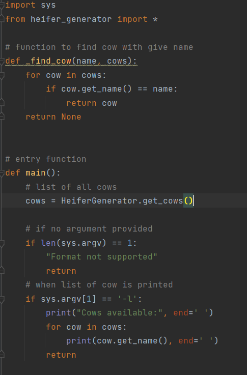Solved I need help with updating cow.say (which I have shown | Chegg.com