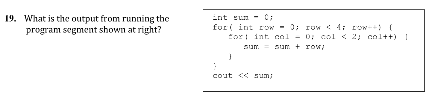 Solved In C++ I know that the answer is 12 I just don't | Chegg.com