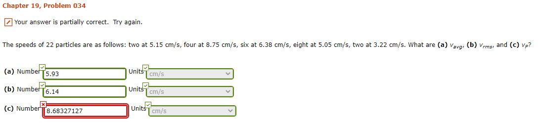 Solved Just need help with physics answer C. Cant seem to | Chegg.com