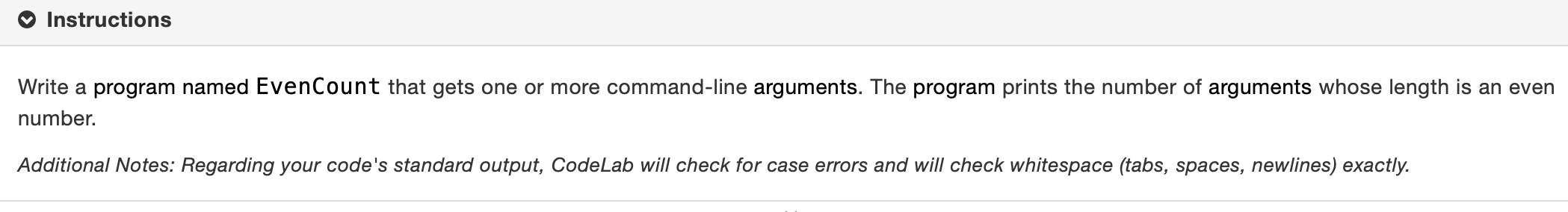 Solved Write a program named EvenCount that gets one or more | Chegg.com