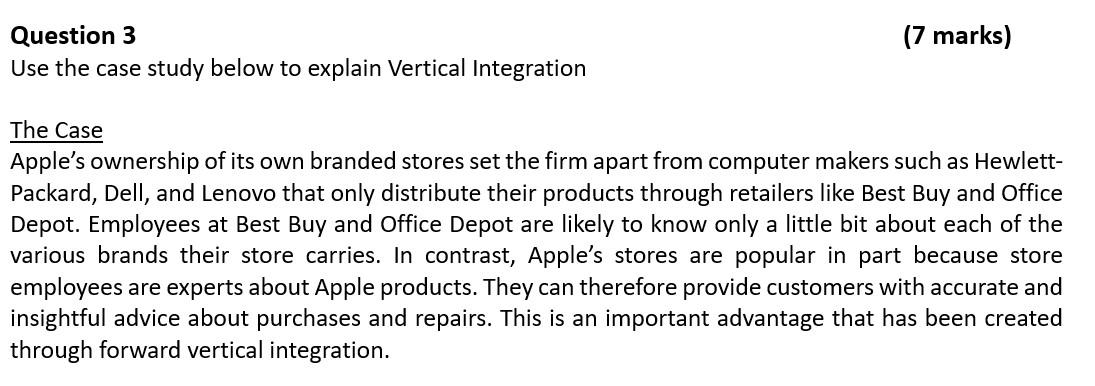 apple vertical integration case study