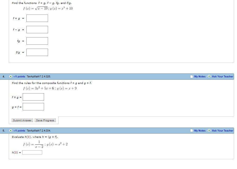Solved Find the functions+.f-.fo and ia fg flg 4. +1 points | Chegg.com