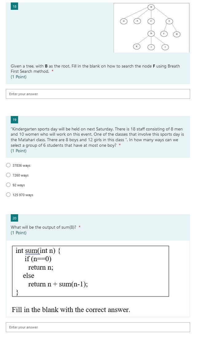 Solved 18 ☺ a (0) Θ 0 0 0 (๒) Given a tree, with B as the | Chegg.com