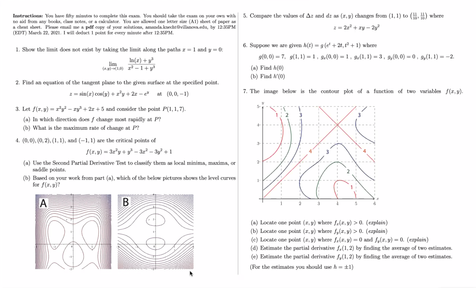 Solved Instructions You Have Fifty Minutes To Complete T Chegg Com