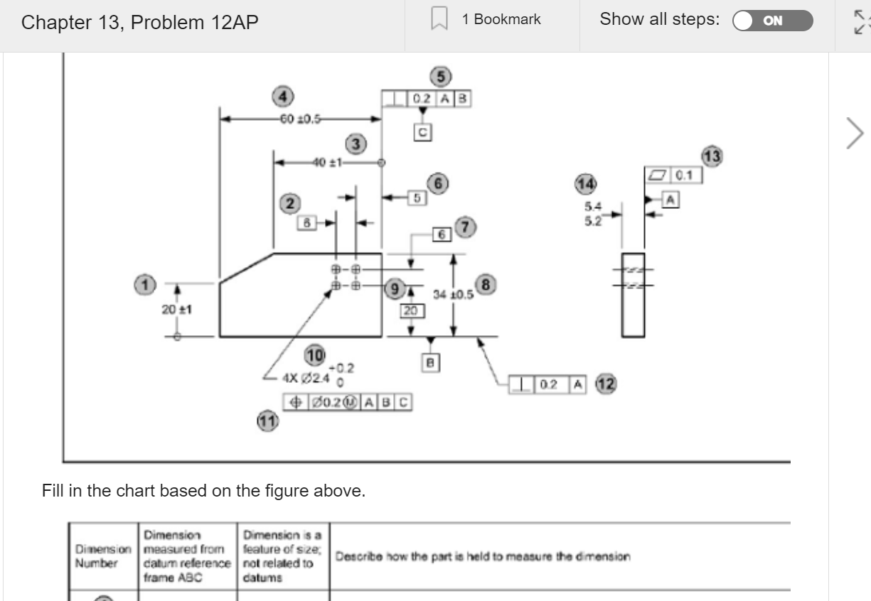 Chapter 13, Problem 12AP 1 Bookmark Show all steps: | Chegg.com