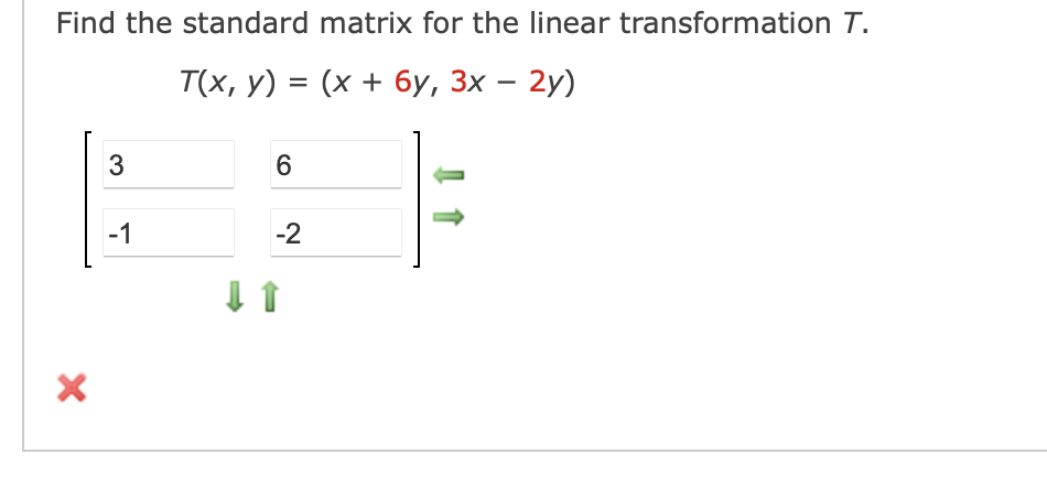 Solved Find The Standard Matrix For The Linear 5041