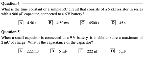Solved Question 1 The function of a capacitor is to store | Chegg.com