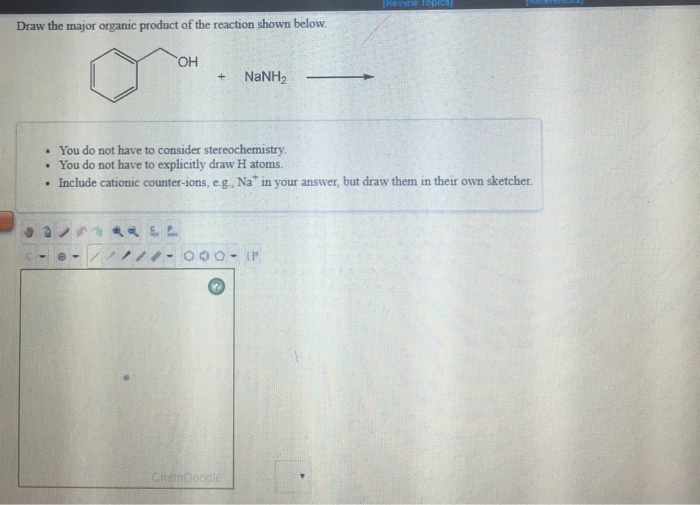 Question & Answer: Draw the major organic product of the reaction shown ...