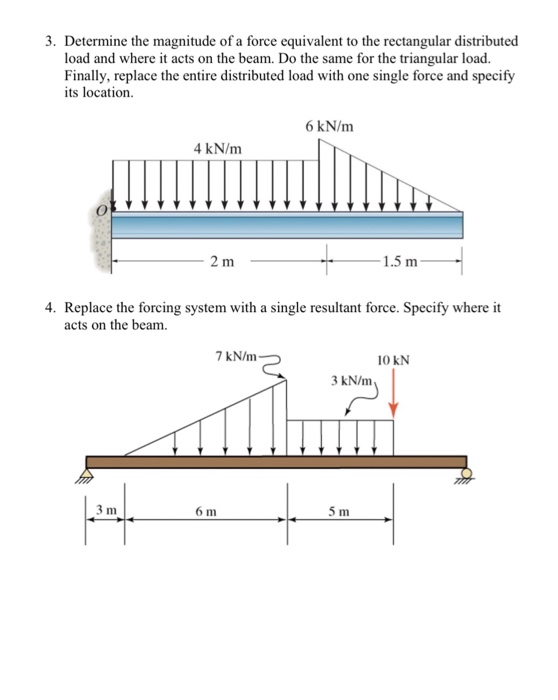 Solved 3. Determine the magnitude of a force equivalent to