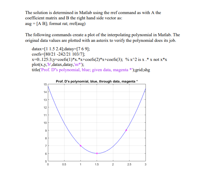Solved 7. Example with Matlab details for the Ski Jump | Chegg.com