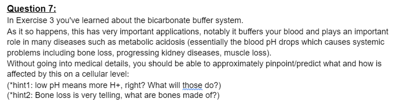 Solved WHAT I WROTE AND GOT WRONG: The pH in blood will | Chegg.com