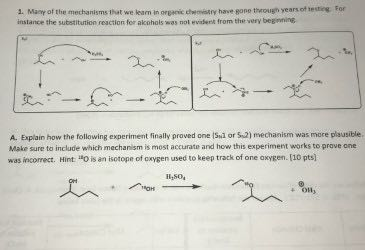 Solved 1. Many of the mechanisms that we learn in organic | Chegg.com