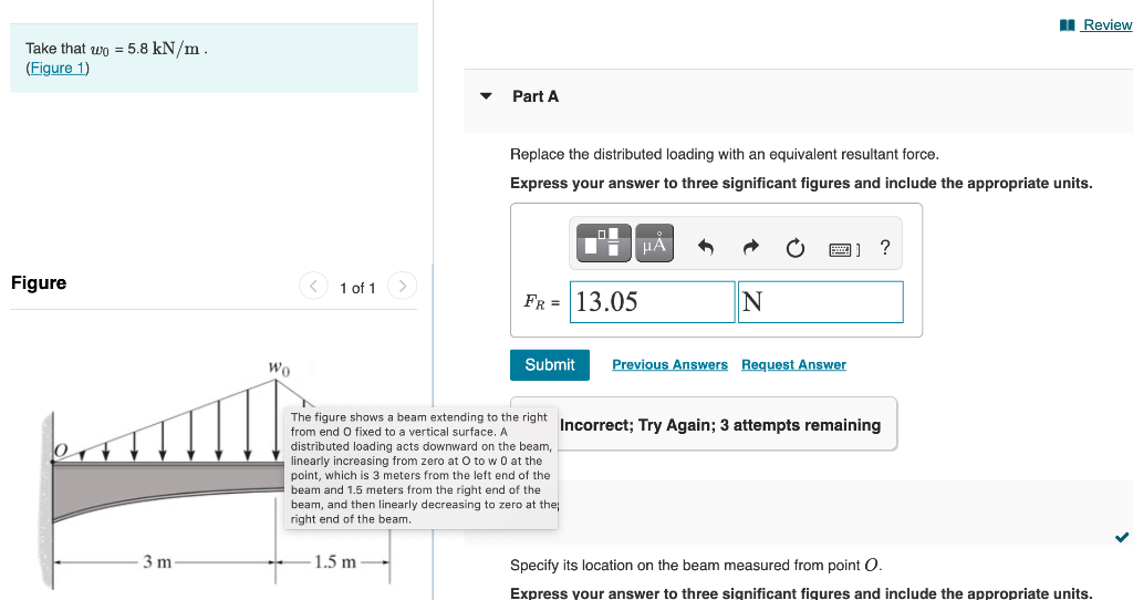 Calculated unbalance response of point #1-61 of g1.5 at ten fixed