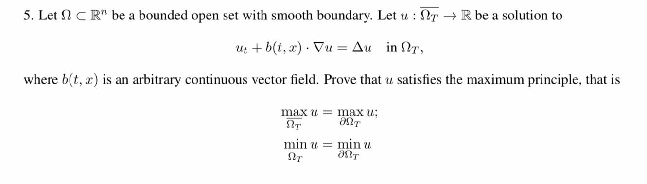 Solved 5. Let N2 CR” be a bounded open set with smooth | Chegg.com