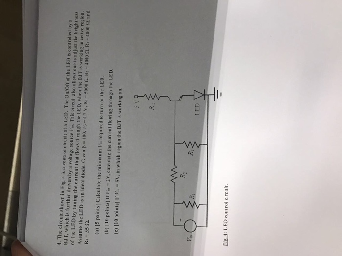 Solved The circuit shown in Fig. 4 is a control circuit of a | Chegg.com