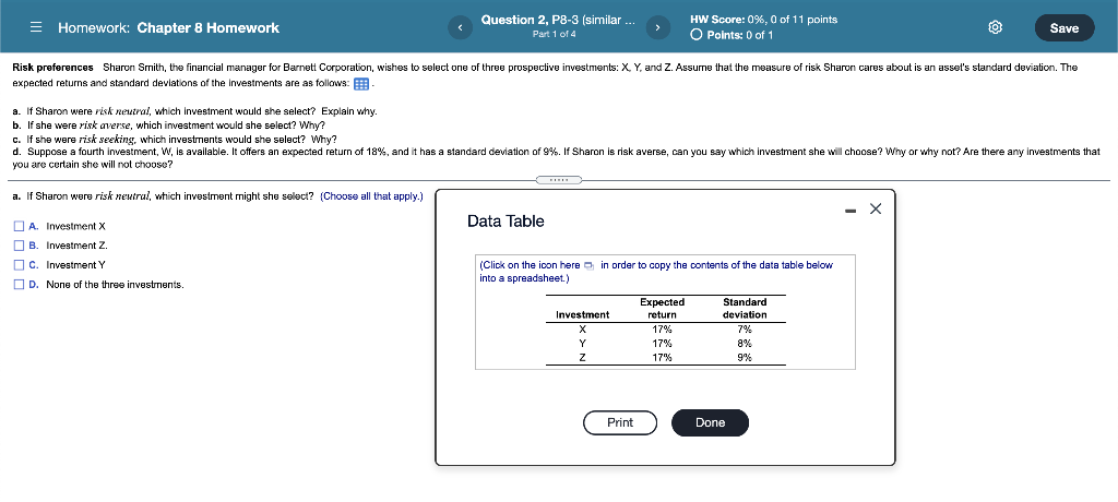 Solved = Homework: Chapter 8 Homework Question 2, P8-3 | Chegg.com