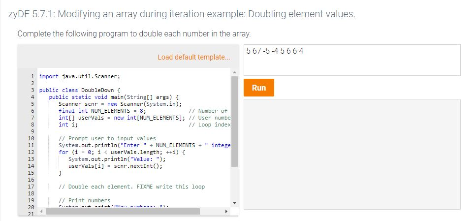 Solved Please help with this Java code. import | Chegg.com