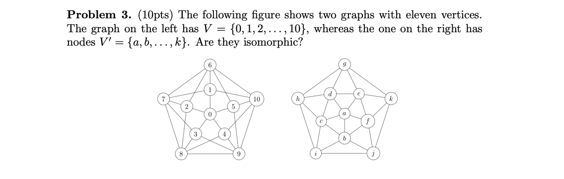 Solved Problem 3. (10pts) The following figure shows two | Chegg.com