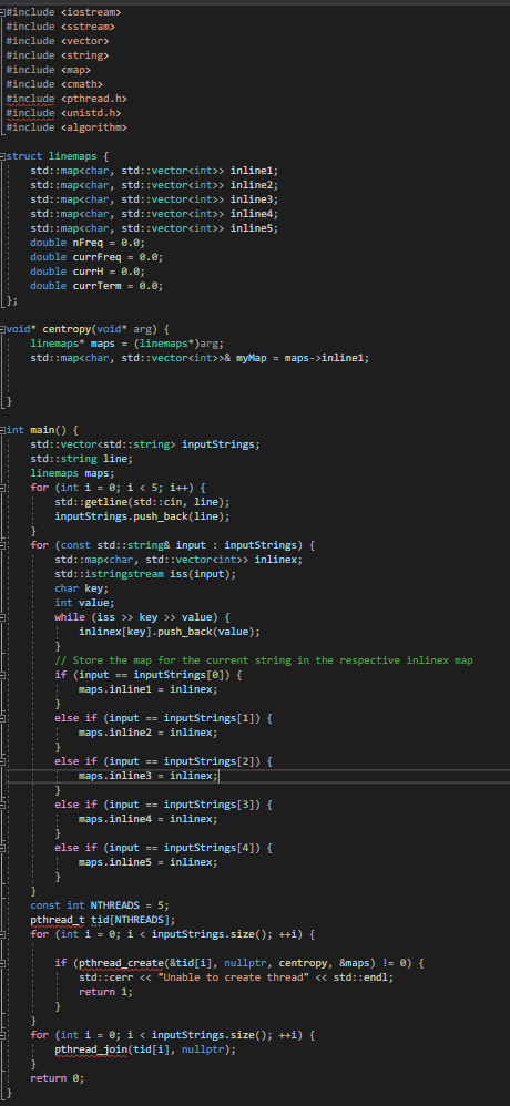Solved I have this c++ that I did for one of my operating | Chegg.com