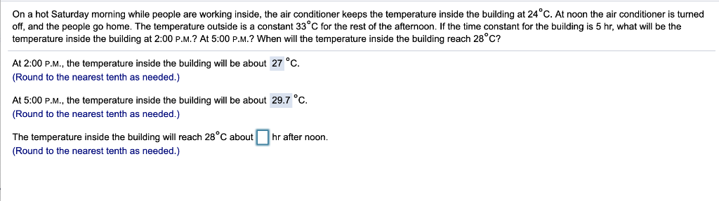 Solved On a hot Saturday morning while people are working | Chegg.com