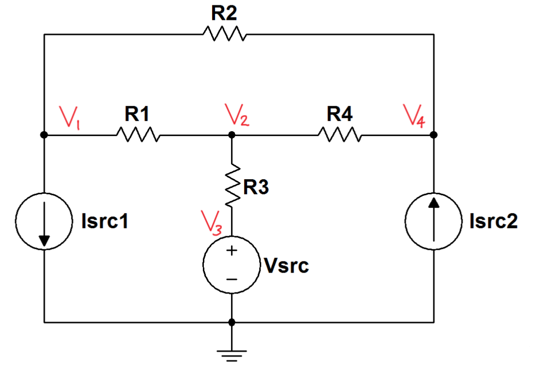 Solved Apply the node-voltage method to determine the node | Chegg.com