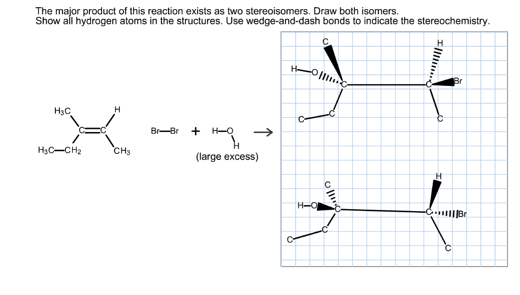 Solved The Major Product Of This Reaction Exists As Two 