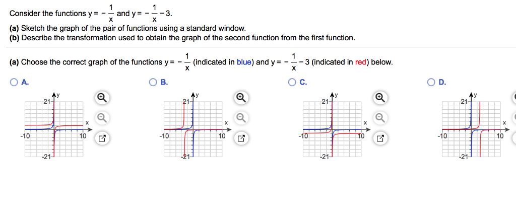 1 And Y X 1 3 Consider The Functions Y X A Chegg Com