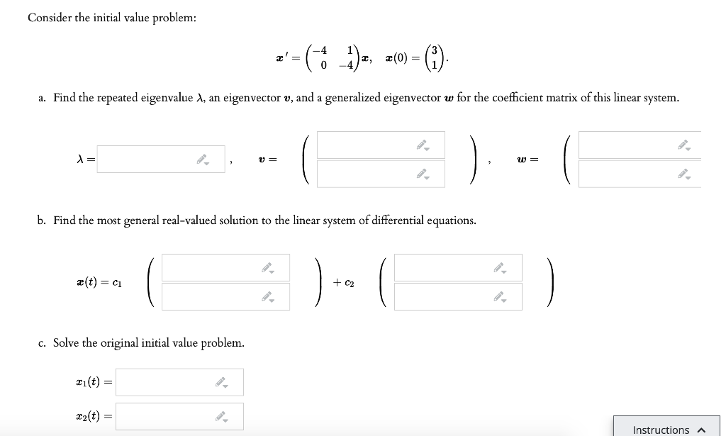 Solved Consider The Initial Value Problem X 6 A 2 2 Chegg Com
