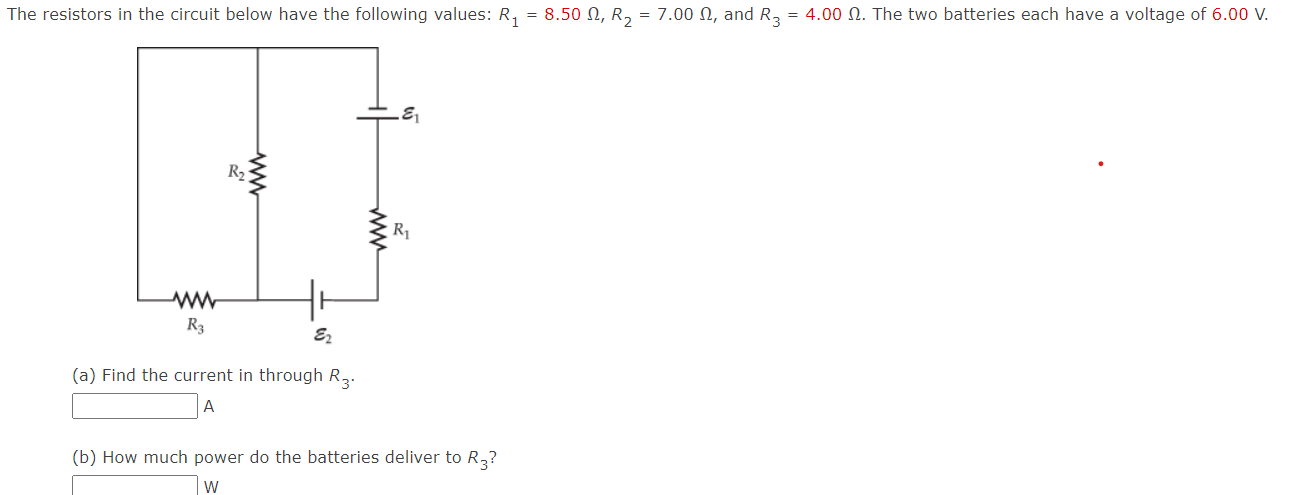 Solved The Resistors In The Circuit Below Have The Following | Chegg.com