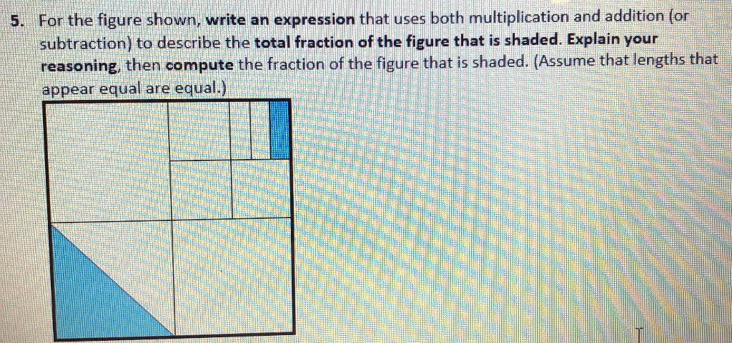 Solved 5. For the figure shown, write an expression that | Chegg.com