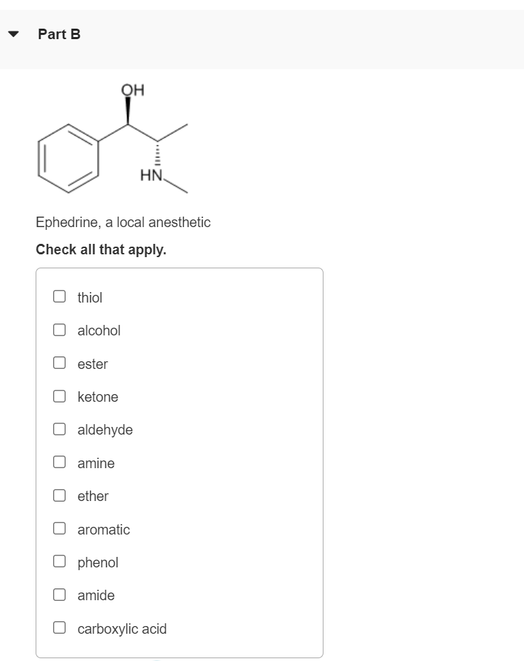 Solved Identify All The Functional Groups Present In The Chegg Com