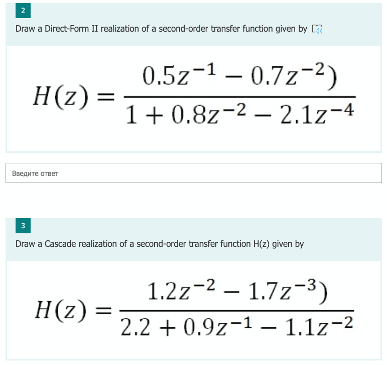 Solved 2 2 Draw a Direct-Form II realization of a | Chegg.com