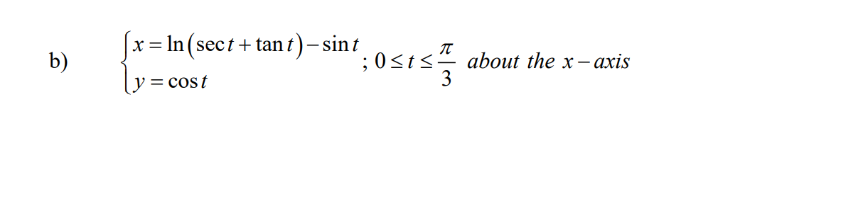 Solved Find areas of the surfaces generated by revolving the | Chegg.com