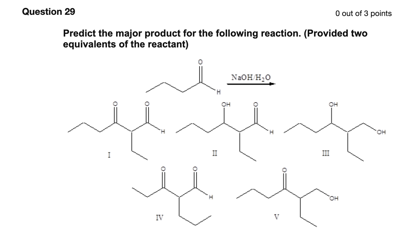 Solved Predict The Major Product For The Following | Chegg.com