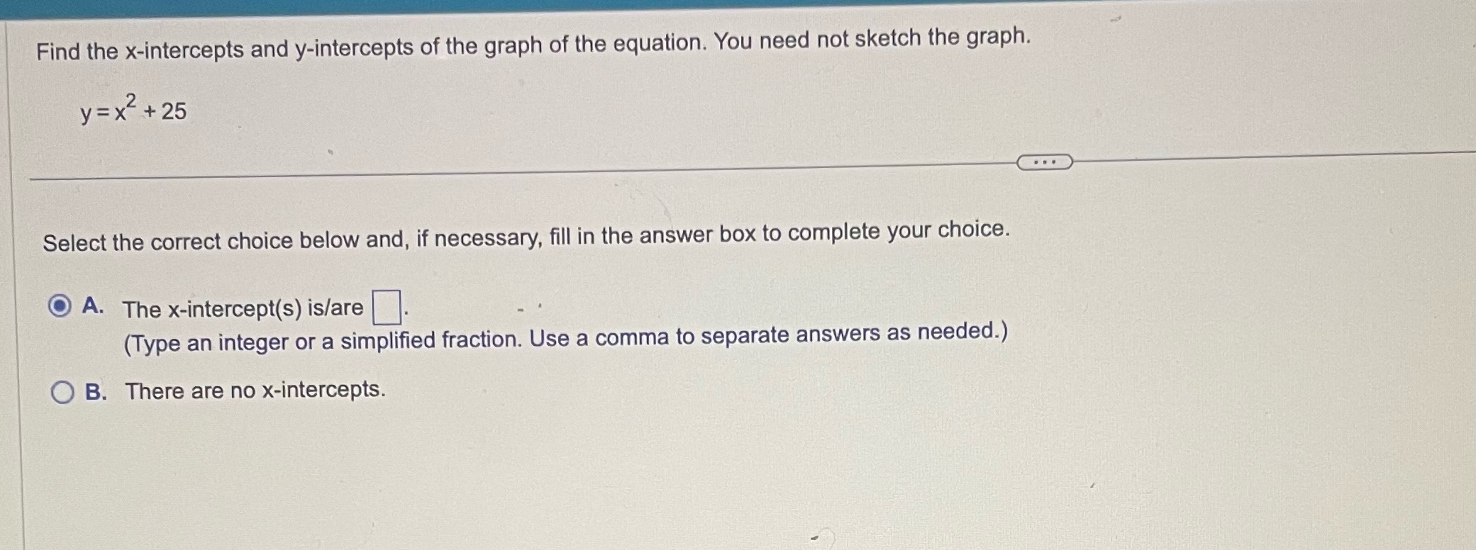 Solved Find the x-intercepts and y-intercepts of the graph | Chegg.com